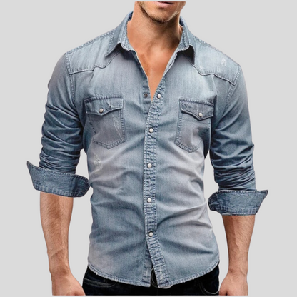 EMILIANO™|CAMICIA DENIM MODERNA