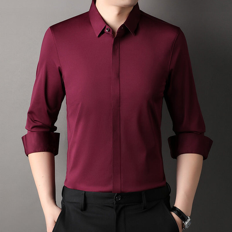 SALVINO™|CAMICIA ANTIPIEGA STRETCH