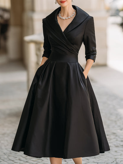 ALINA™|ABITO MIDI ELEGANTE